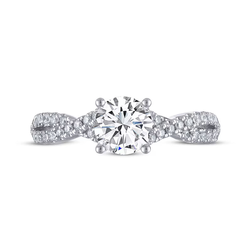 1ctw Certified Lab Grown Diamond Engagement Ring