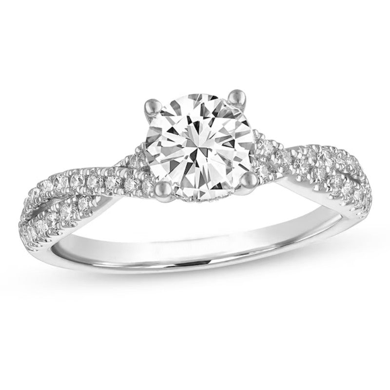 1ctw Certified Lab Grown Diamond Engagement Ring