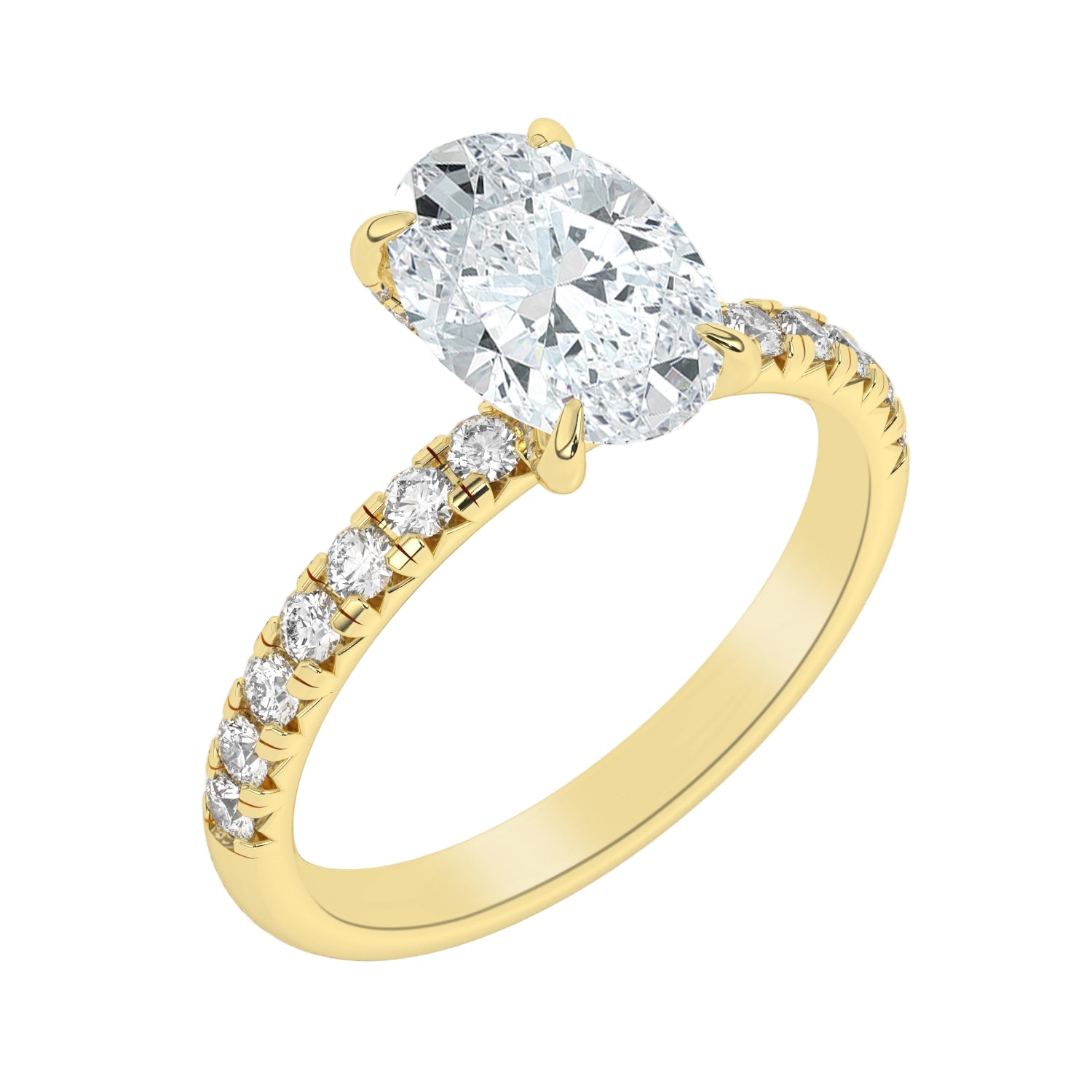 2.50ctw Certified Lab Grown Diamond Prong Engagement Ring