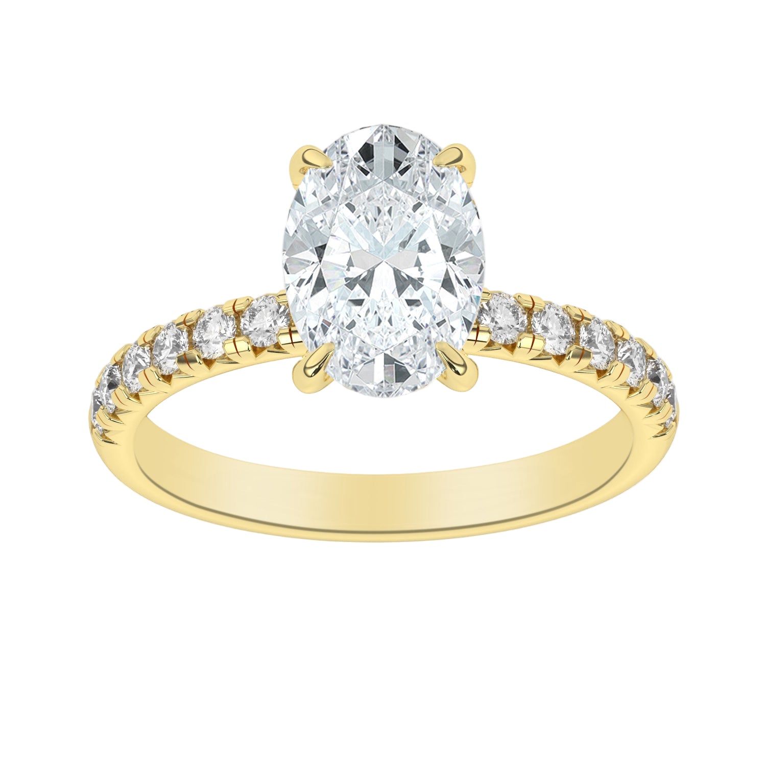 2.50ctw Certified Lab Grown Diamond Prong Engagement Ring