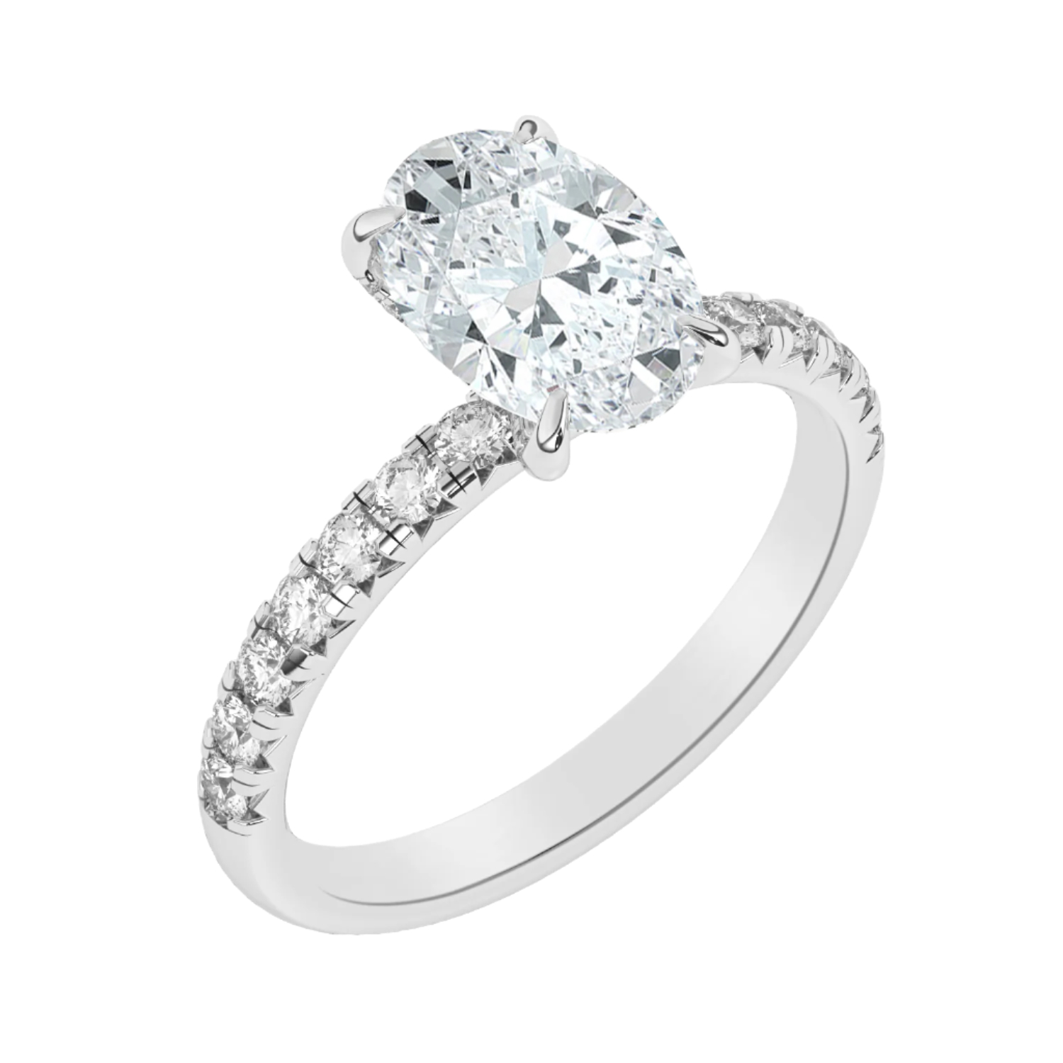2.50ctw Certified Lab Grown Diamond Prong Engagement Ring