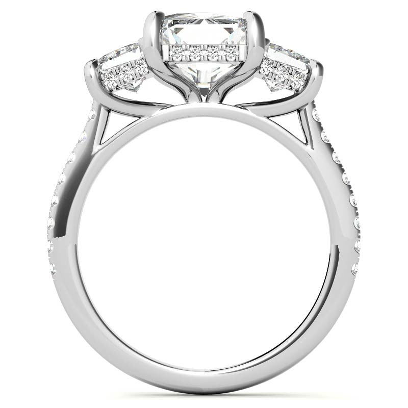 2-1/4ctw Certified Lab Grown Diamond Hidden Halo Engagement Ring