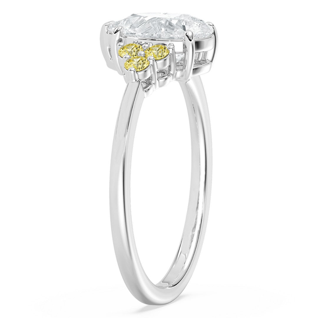 1.38ctw Certified Lab Grown Diamond Engagement Ring