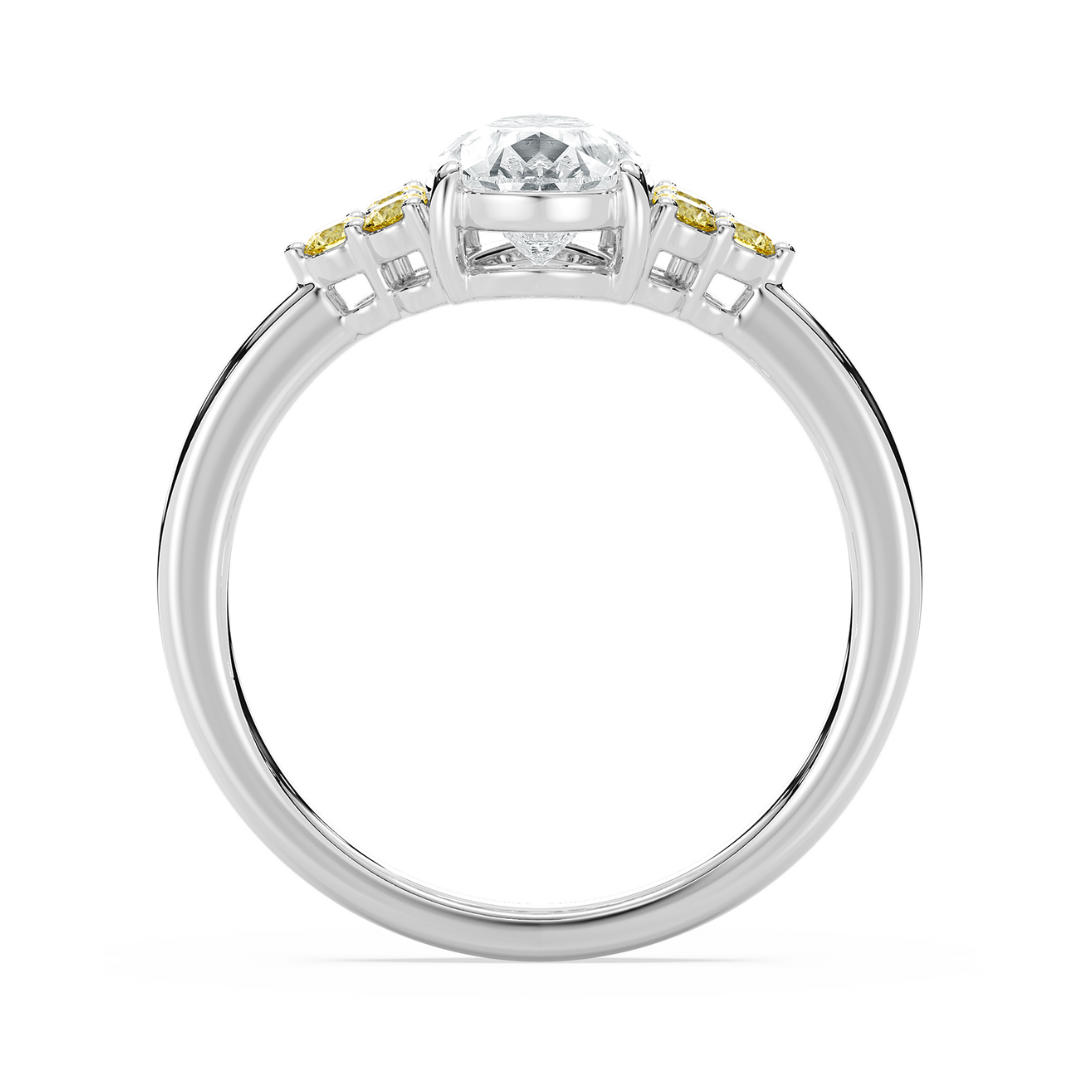 1.38ctw Certified Lab Grown Diamond Engagement Ring