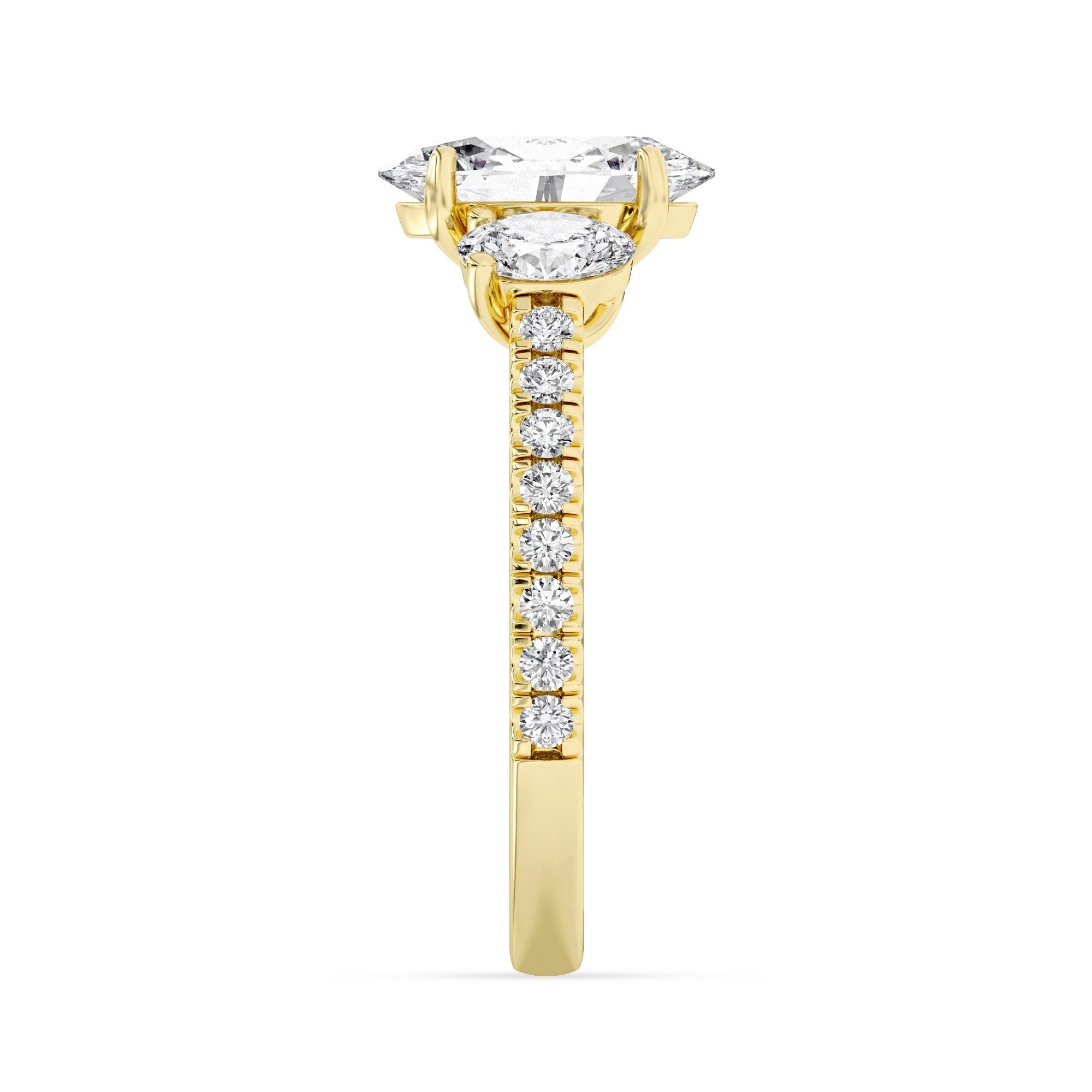 3ctw Certified Lab Grown Engagement Ring
