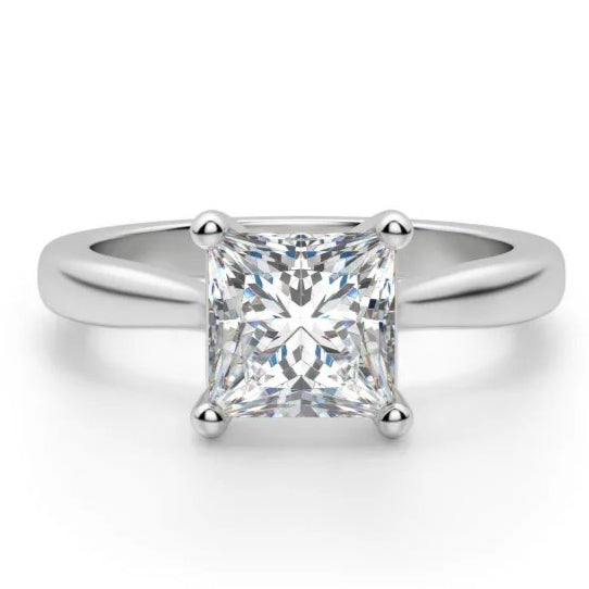 1ct Certified Lab Grown Diamond Solitaire Engagement Ring