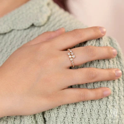 Shy Creation .32ctw Diamond Bezel Ring