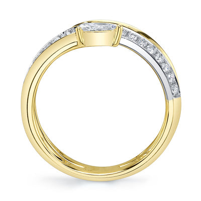 Shy Creation .69ctw Diamond Wrap Ring