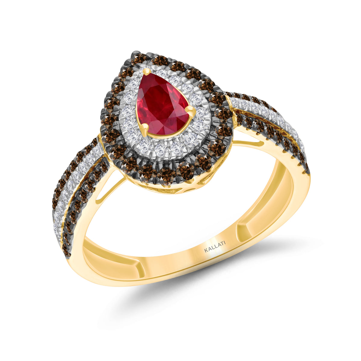 Kallati Ruby Diamond Ring