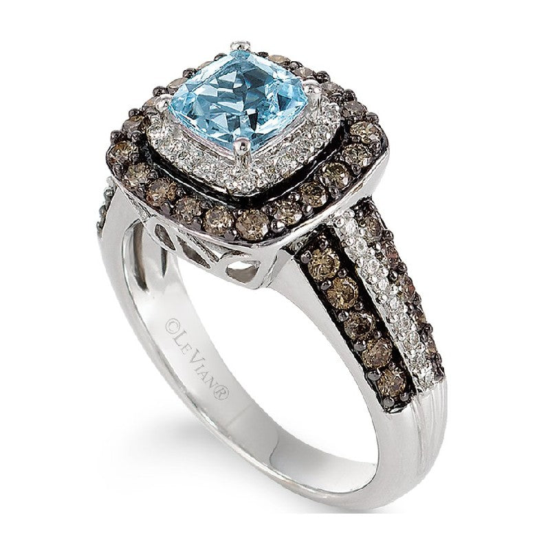 Le Vian Chocolatier® Aquamarine Diamond Ring