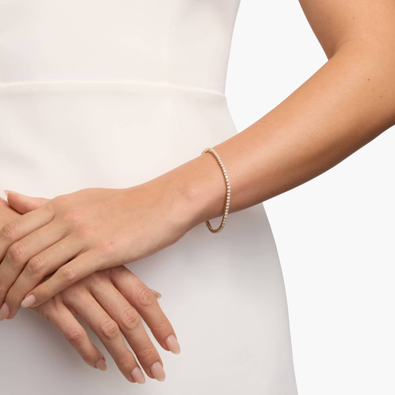7ctw Lab Grown Diamond Tennis Bracelet