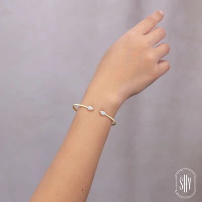 Shy Creation .21ctw Diamond Bangle