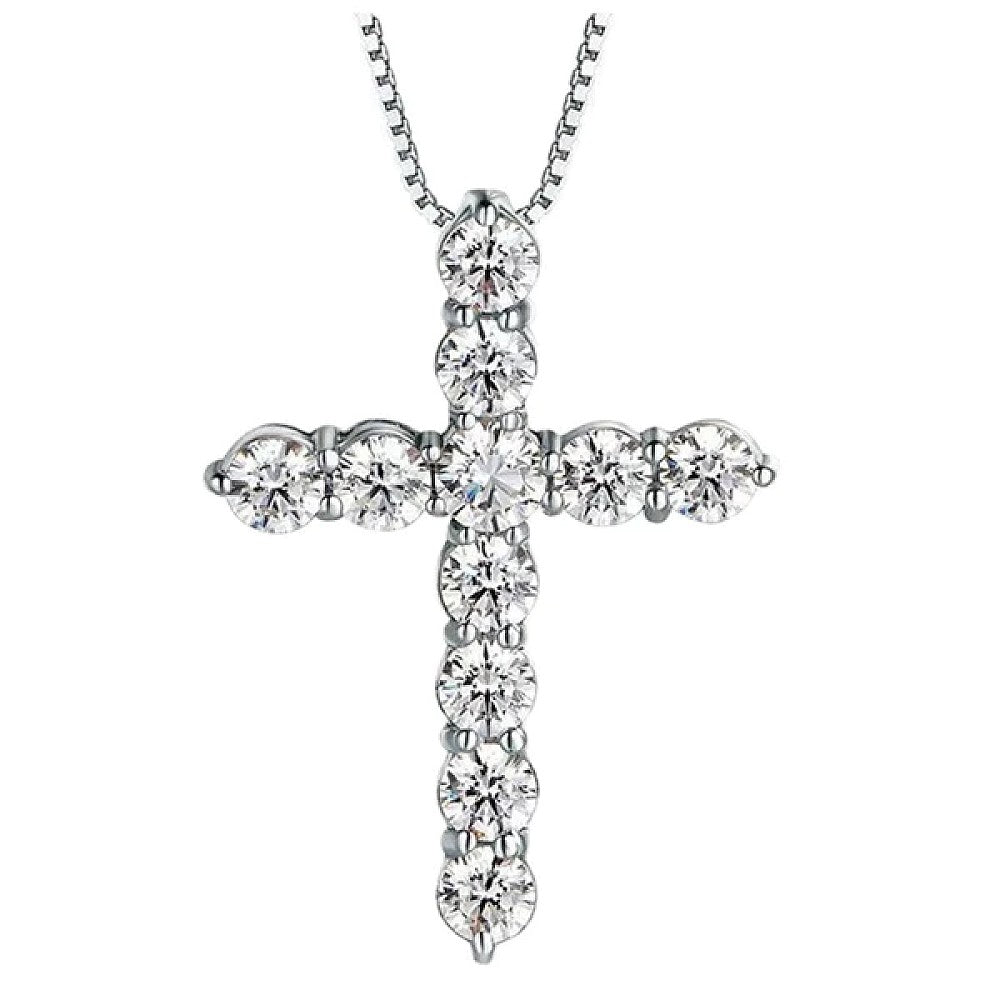 1/3ctw Lab Grown Diamond Cross Pendant