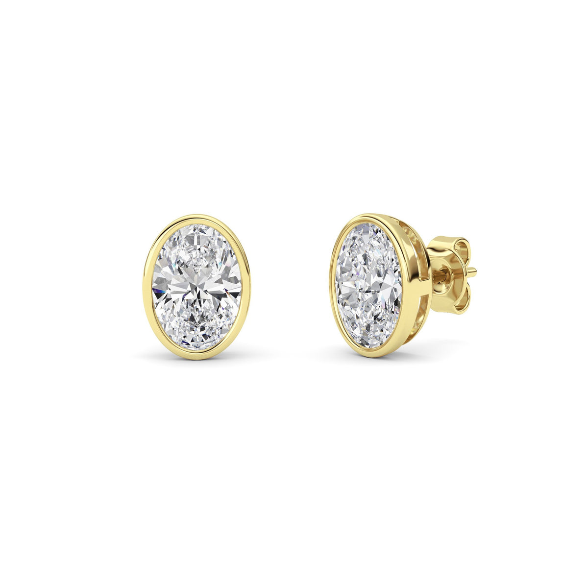 2ctw Lab Grown Diamond Stud Earrings