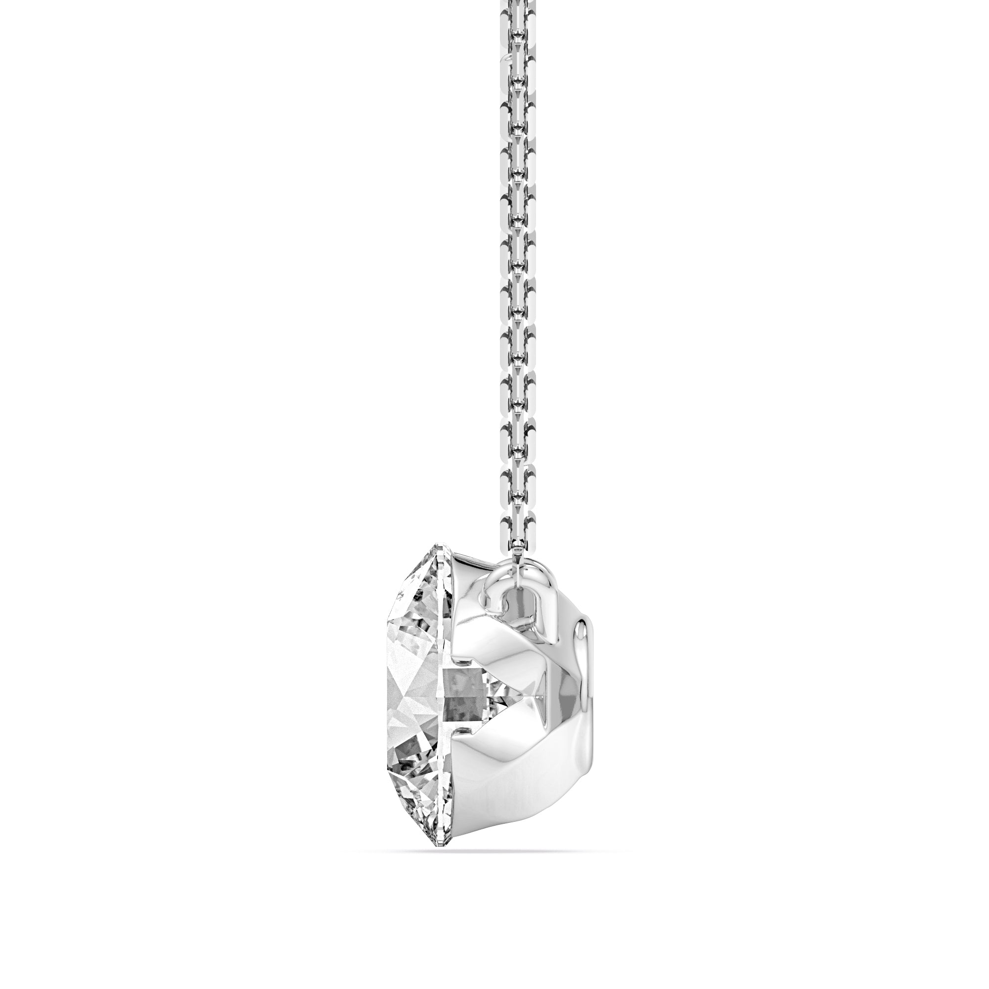 1ct Bare Lab Grown Diamond Solitaire Necklace