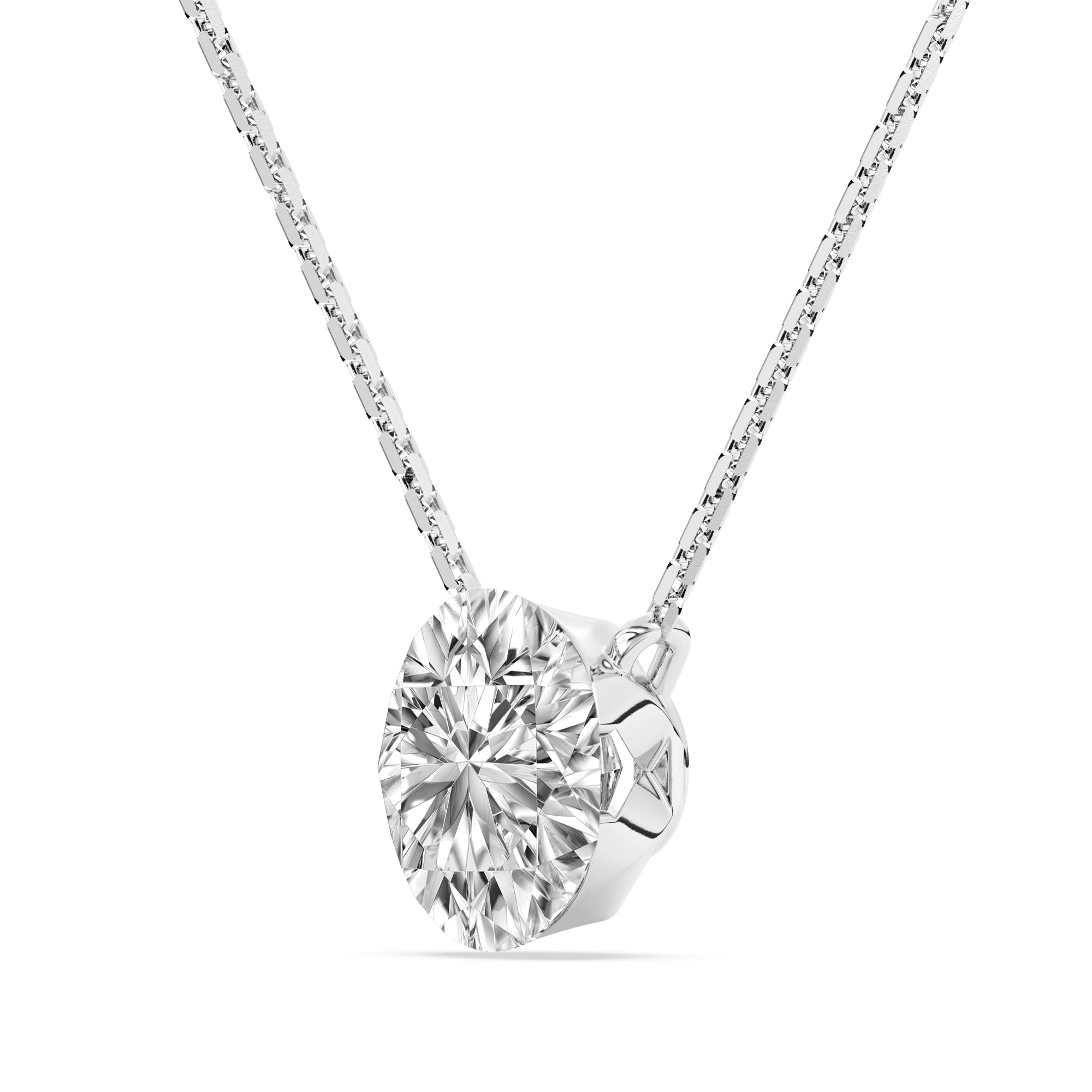 1ct Bare Lab Grown Diamond Solitaire Necklace