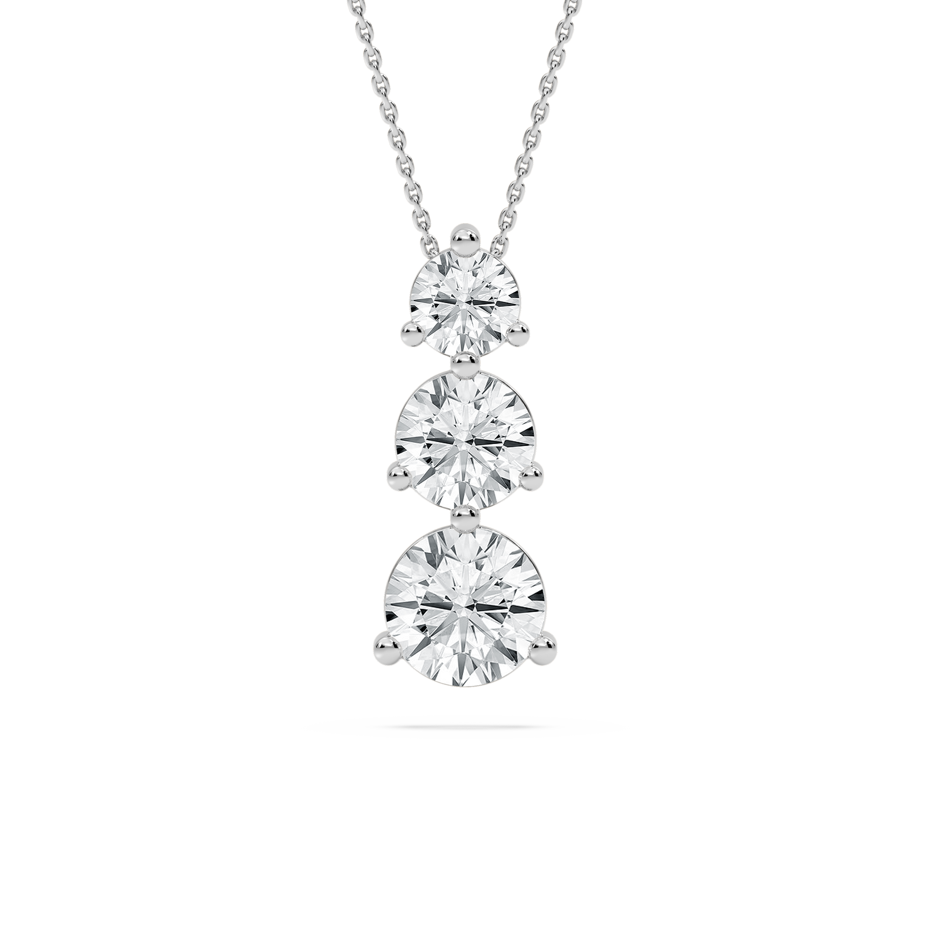 3ctw Lab Grown Diamond Pendant