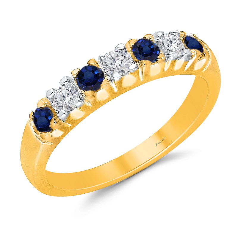 Kallati Sapphire Diamond Band