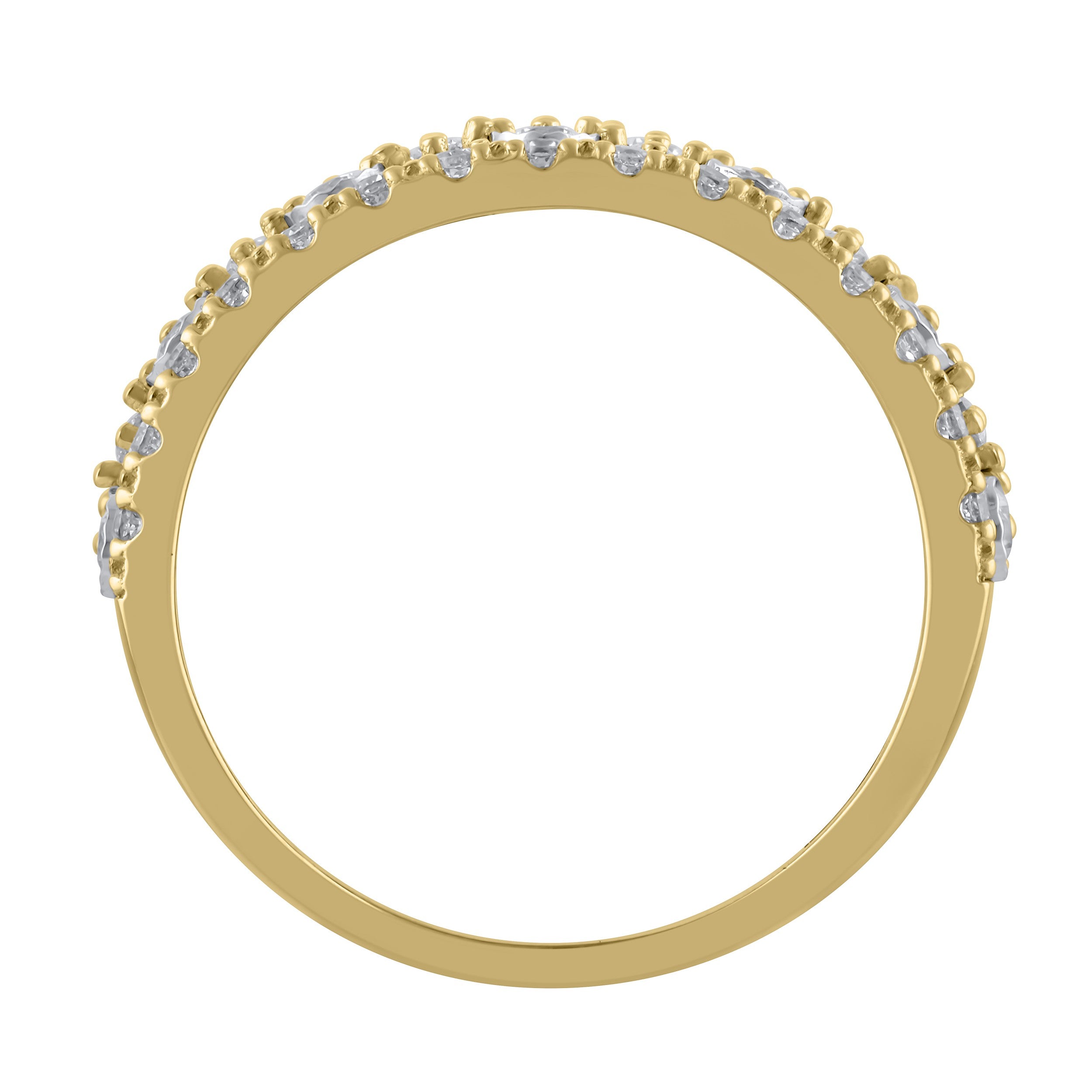 1ctw Lab Grown Multi Row Diamond Band