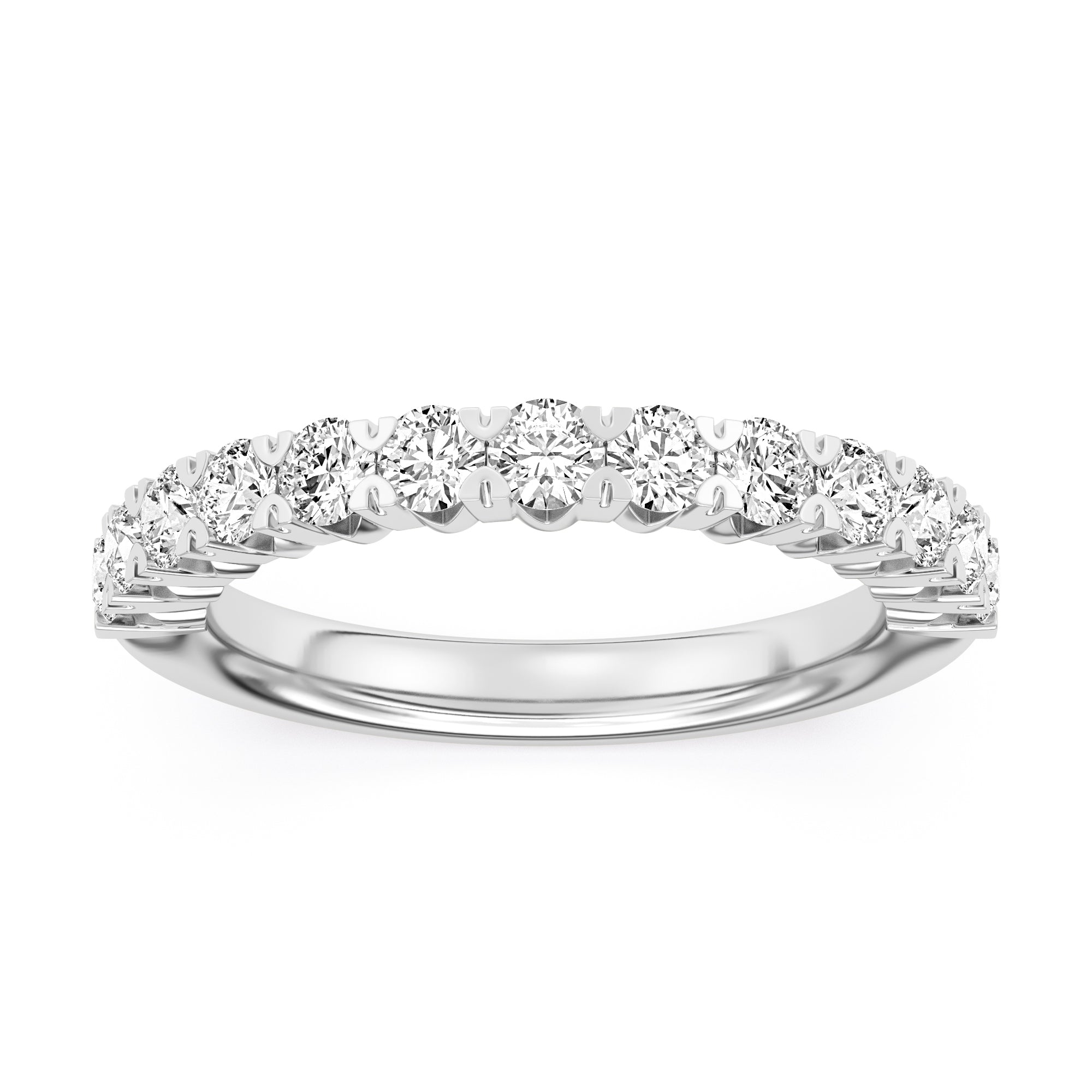 .89ctw Lab Grown Diamond Platinum Band