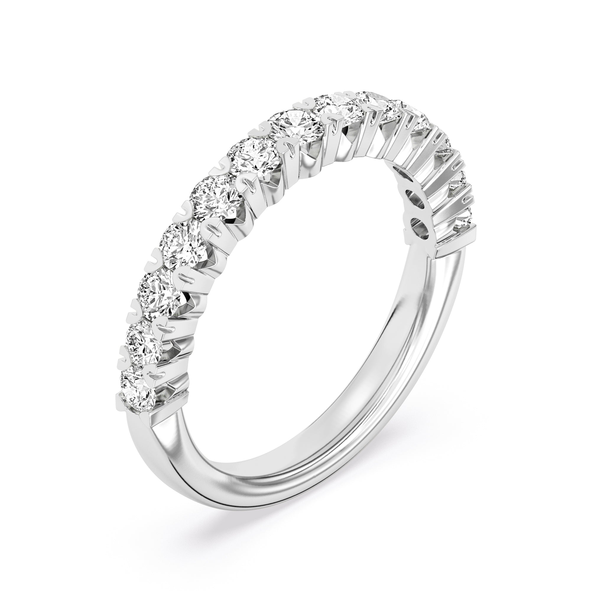 .89ctw Lab Grown Diamond Platinum Band