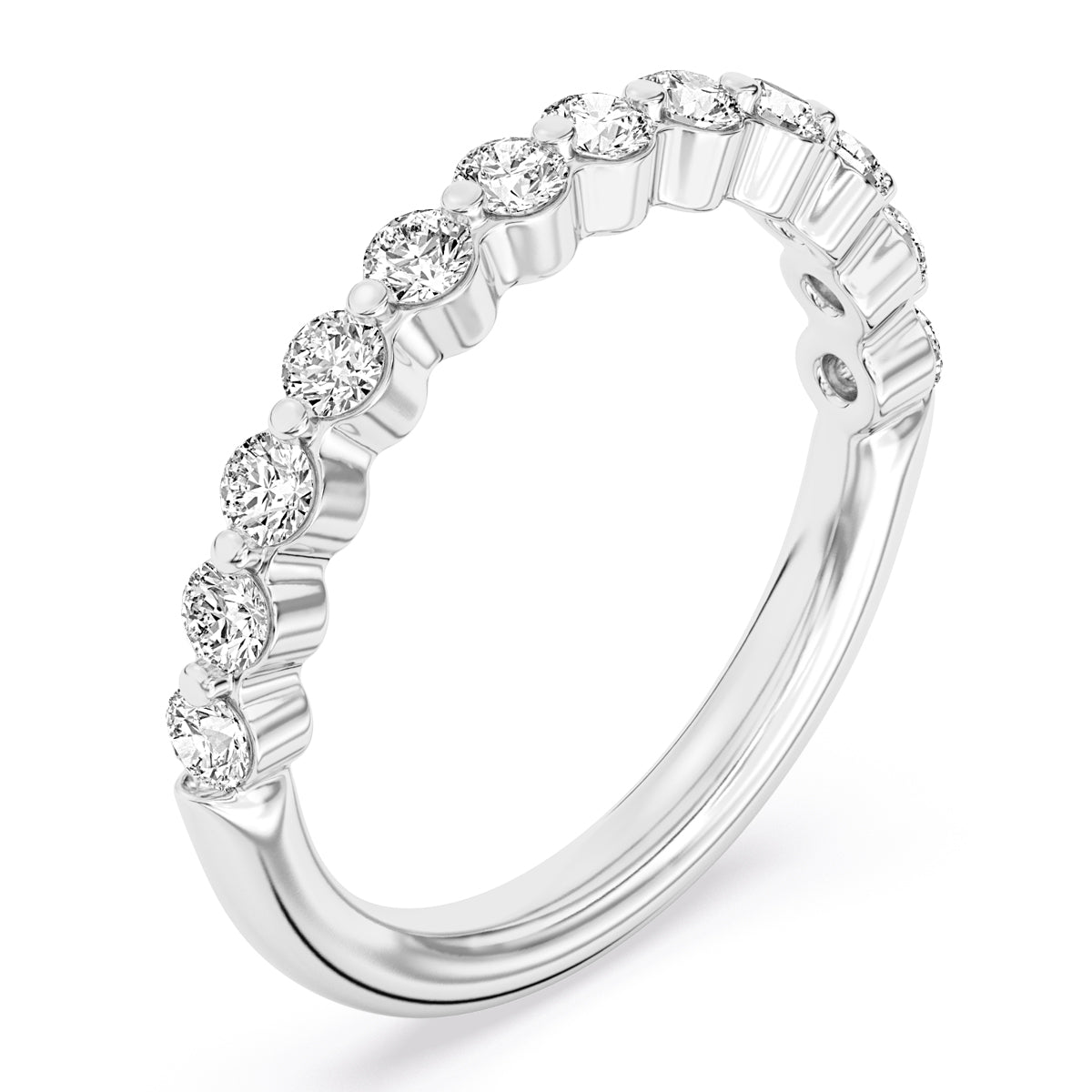 .67ctw Lab Grown Diamond Platinum Band