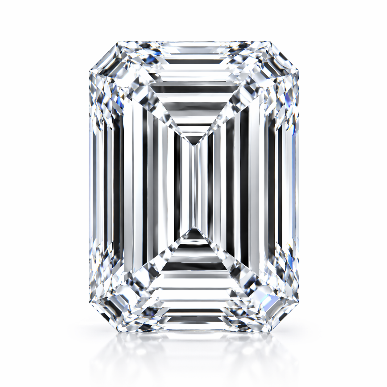 100 Facets 3.96ctw Certified Lab Grown Diamond Hidden Halo Engagement Ring