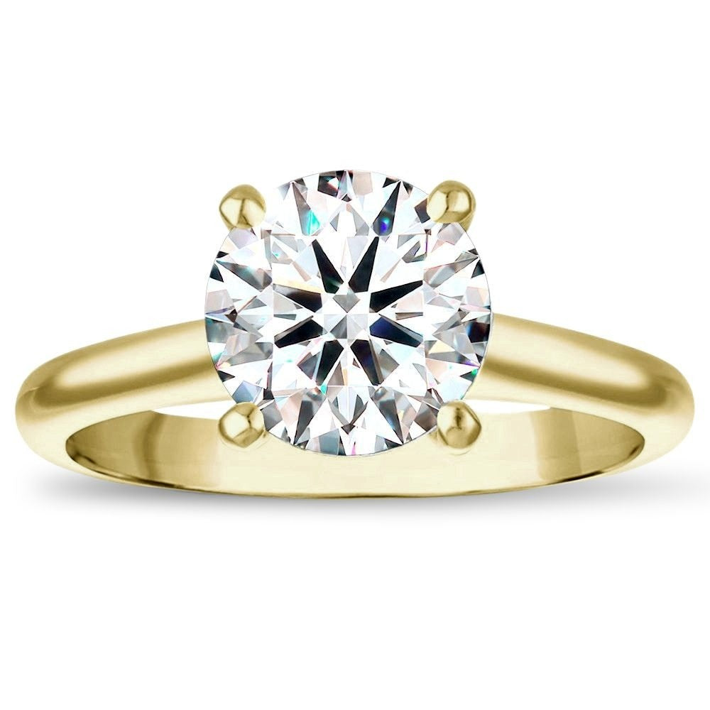 2ct 8X Certified Lab Grown Diamond Solitaire Engagement Ring