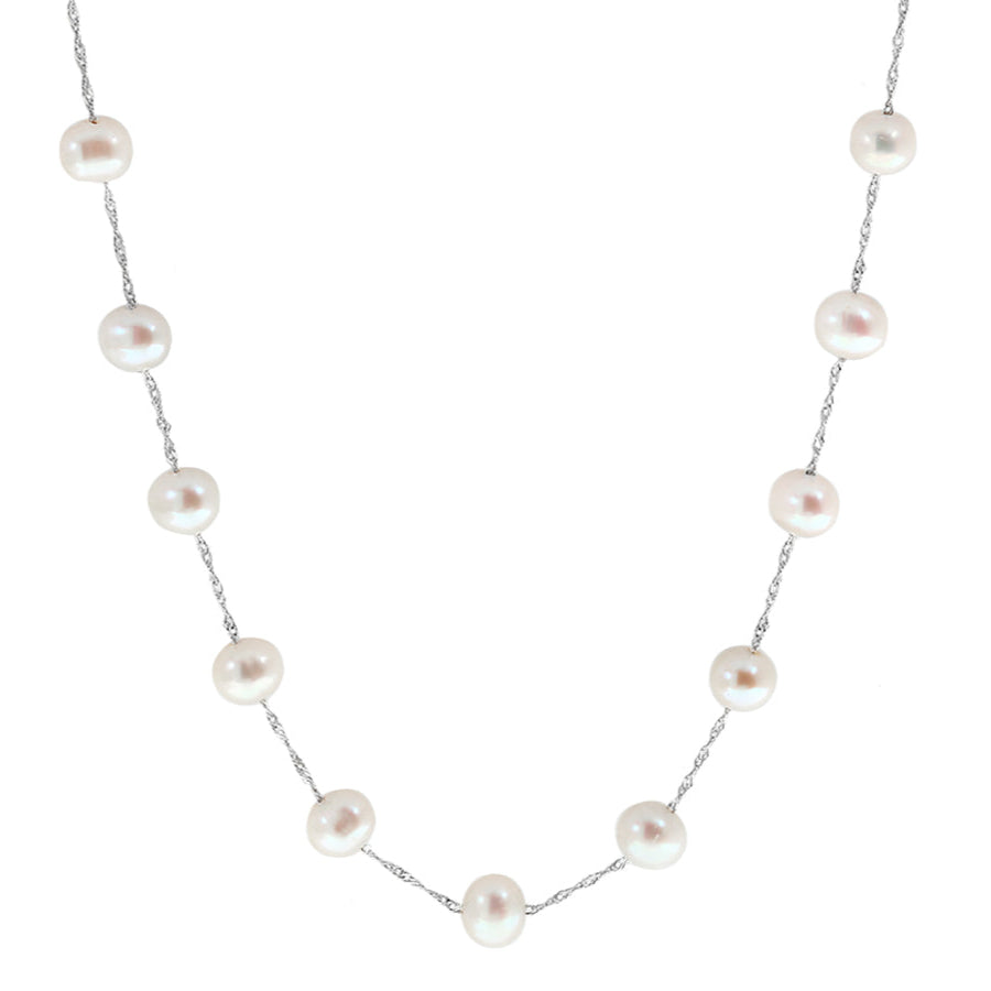 Tin Cup Freshwater Pearl Necklace