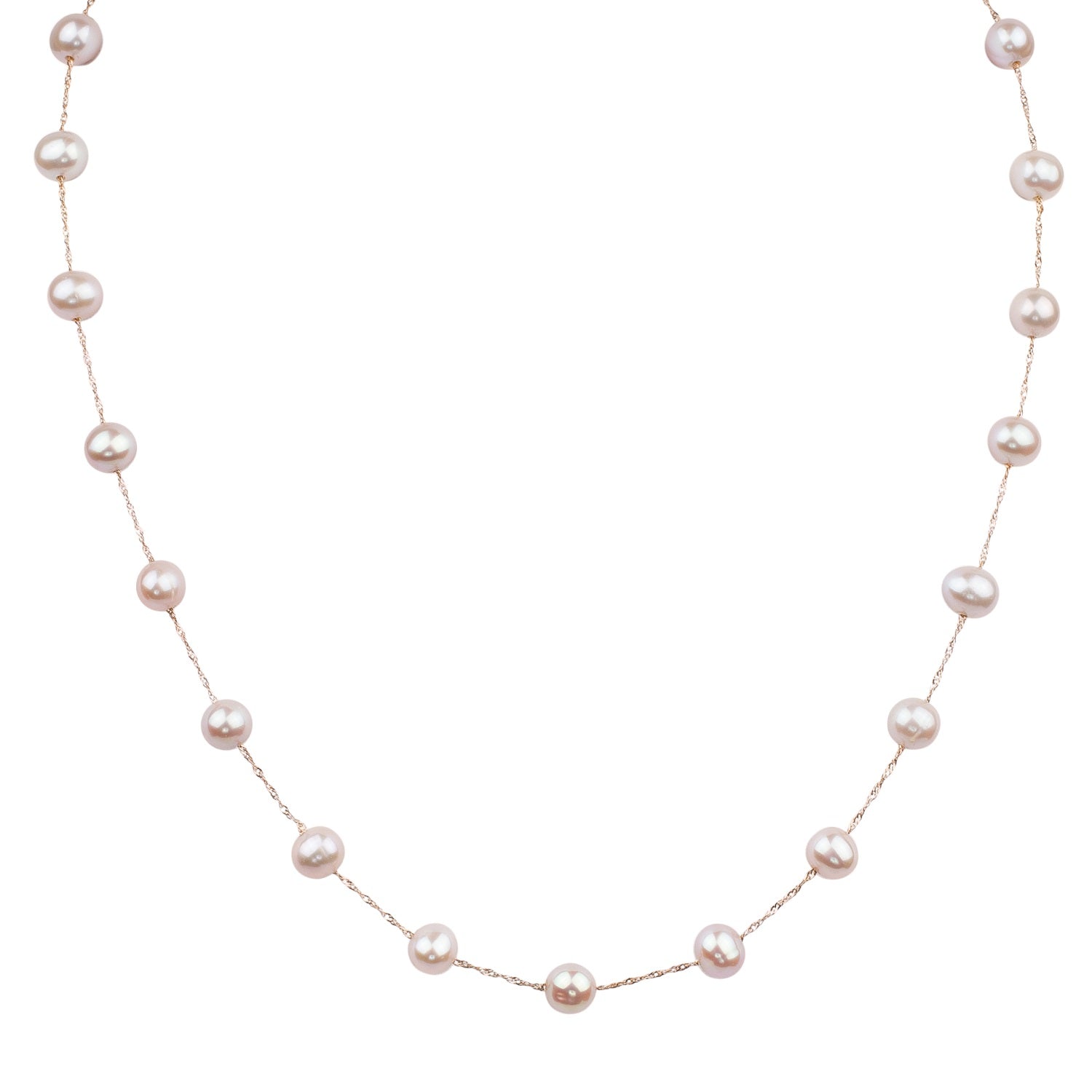 Tin Cup Freshwater Pearl Necklace