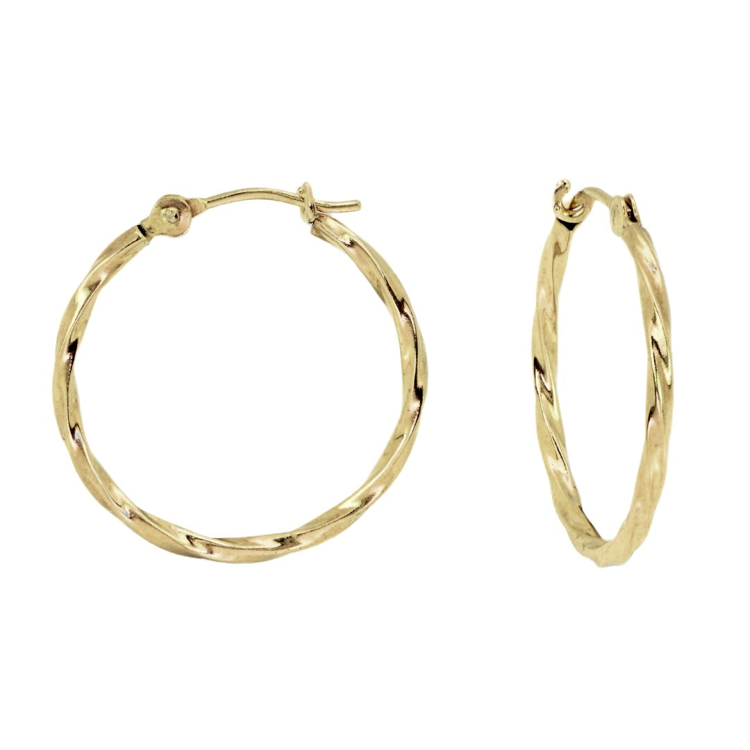 Twist Hoop Earrings