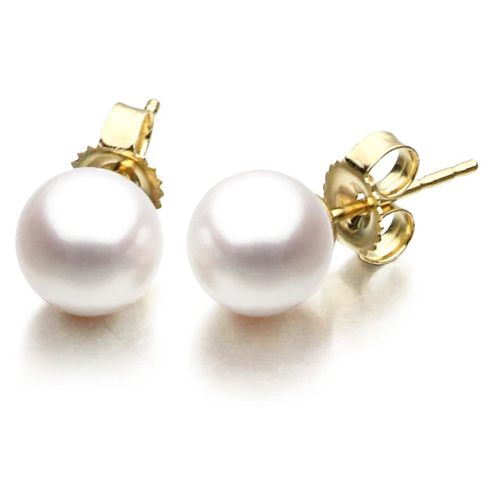 Freshwater Pearl Stud Earrings 6-6.5mm