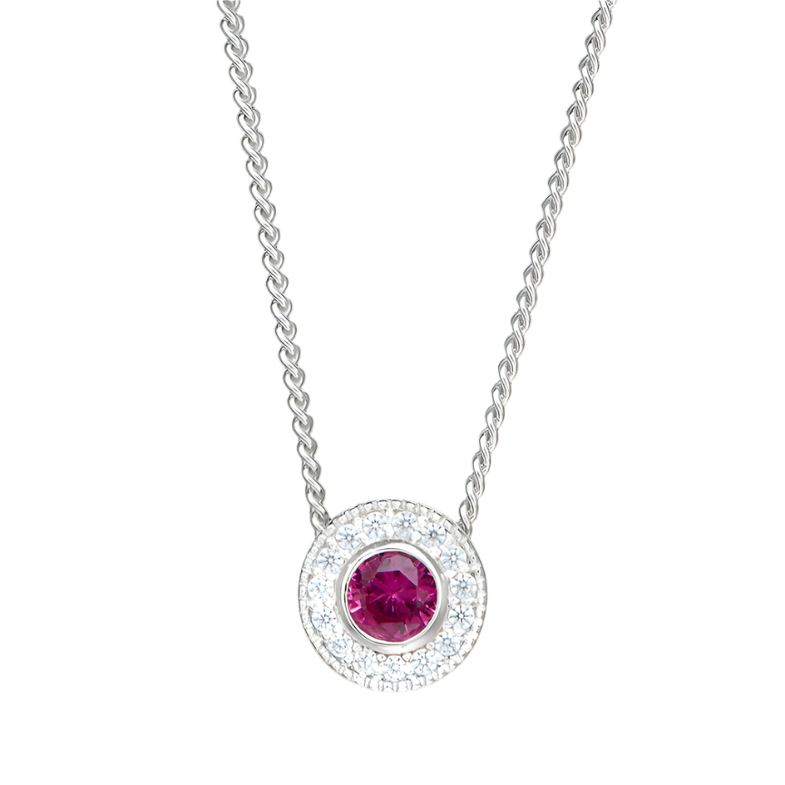 July Birthstone Pendant