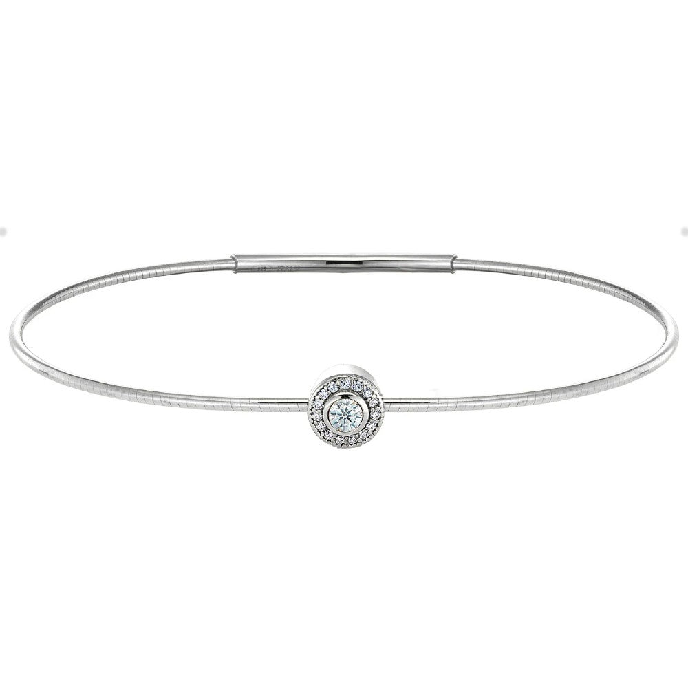April Birthstone Bangle