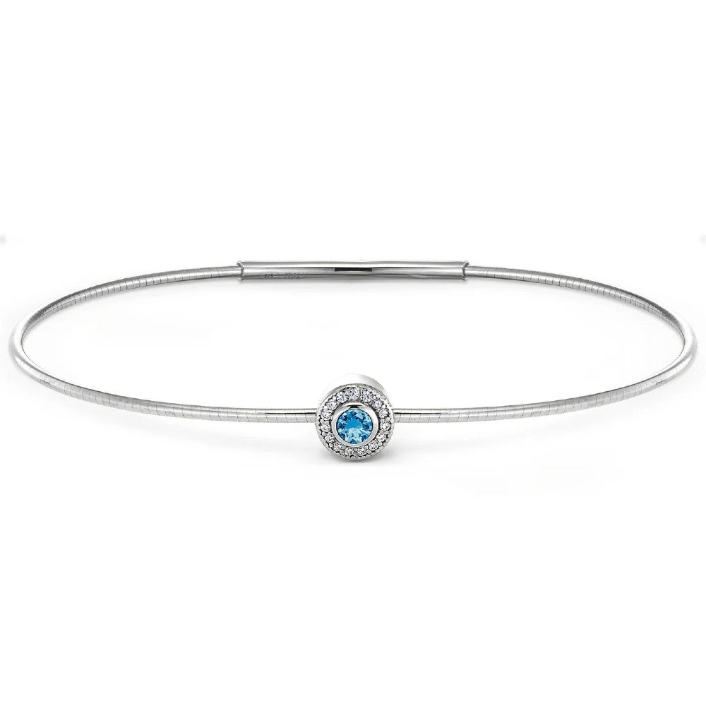 December Birthstone Bangle