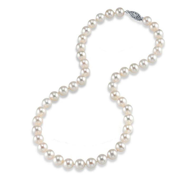 6-6.5mm Matching Pearl Necklace, Bracelet, and Earrings Box Set