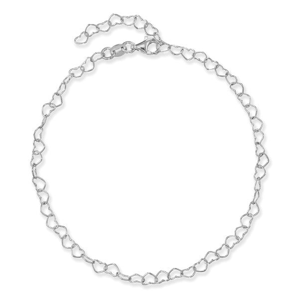 10" Heart Anklet