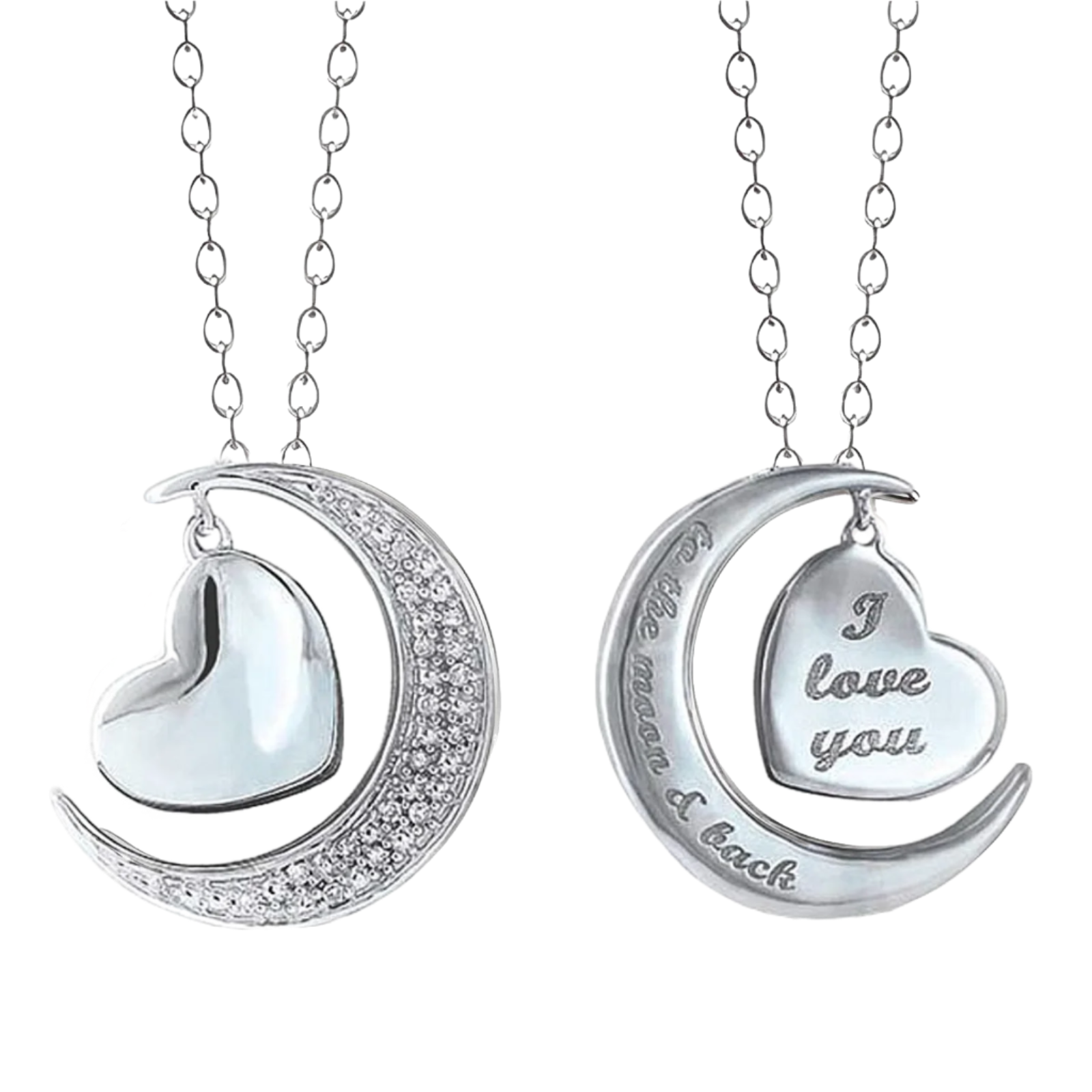 I Love You To The Moon and Back Pendant