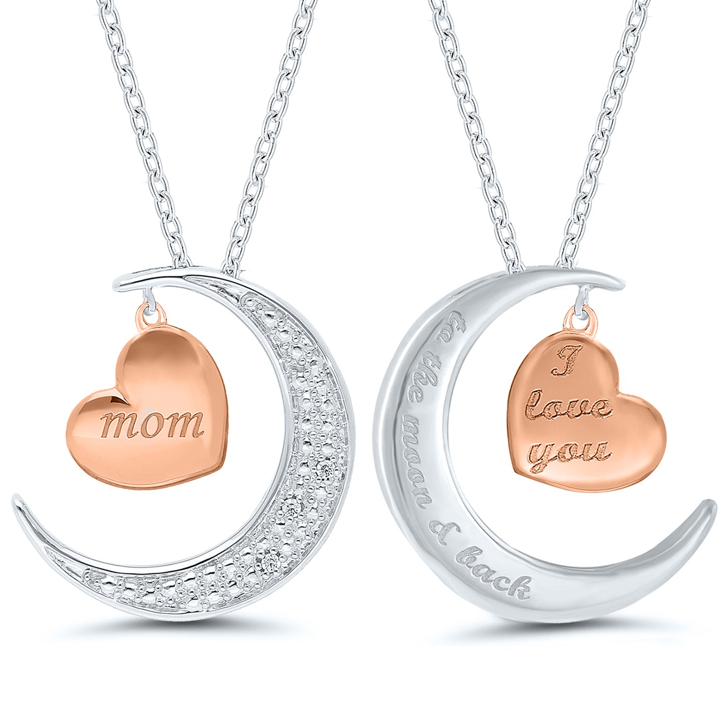 I Love You To The Moon and Back Pendant