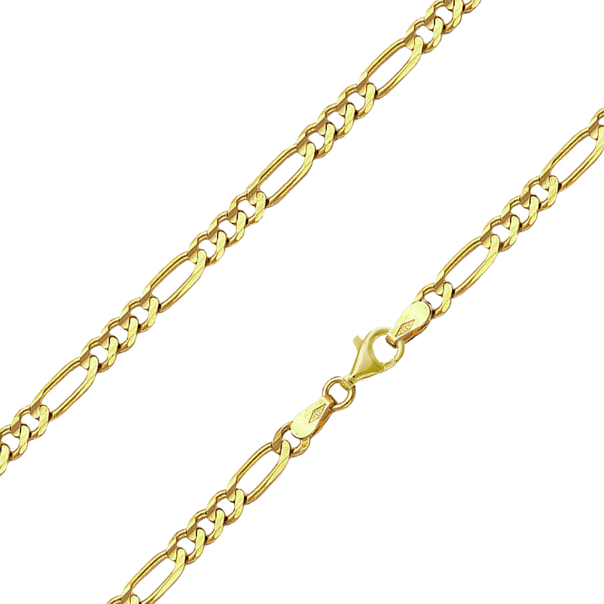 20" 4mm Figaro Chain Necklace