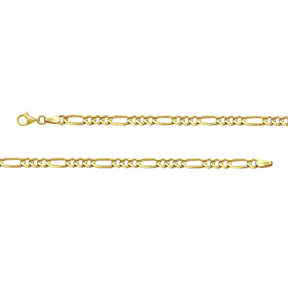 20" 4mm Figaro Chain Necklace