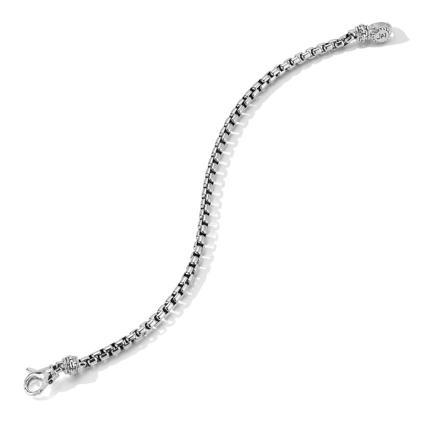 Jai 3.7mm Box Chain Bracelet