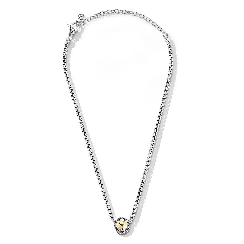 Jai Hammered Disk Necklace
