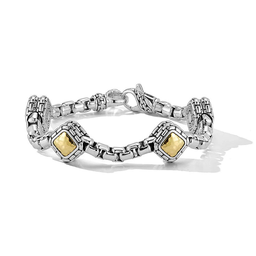 Jai Hammered Chain Bracelet