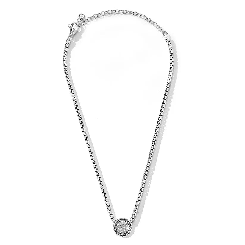 Jai Diamond Disk Necklace