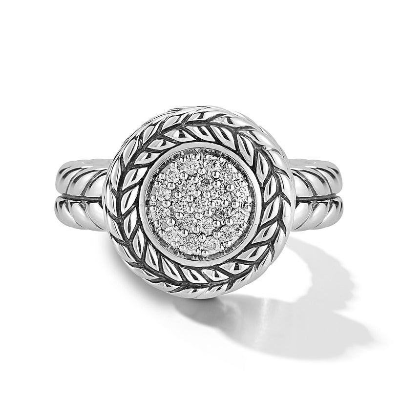 Jai Diamond Disk Ring