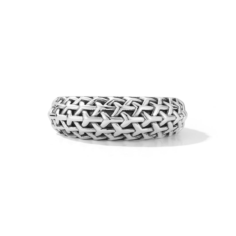Jai Lattice Weave Dome Ring