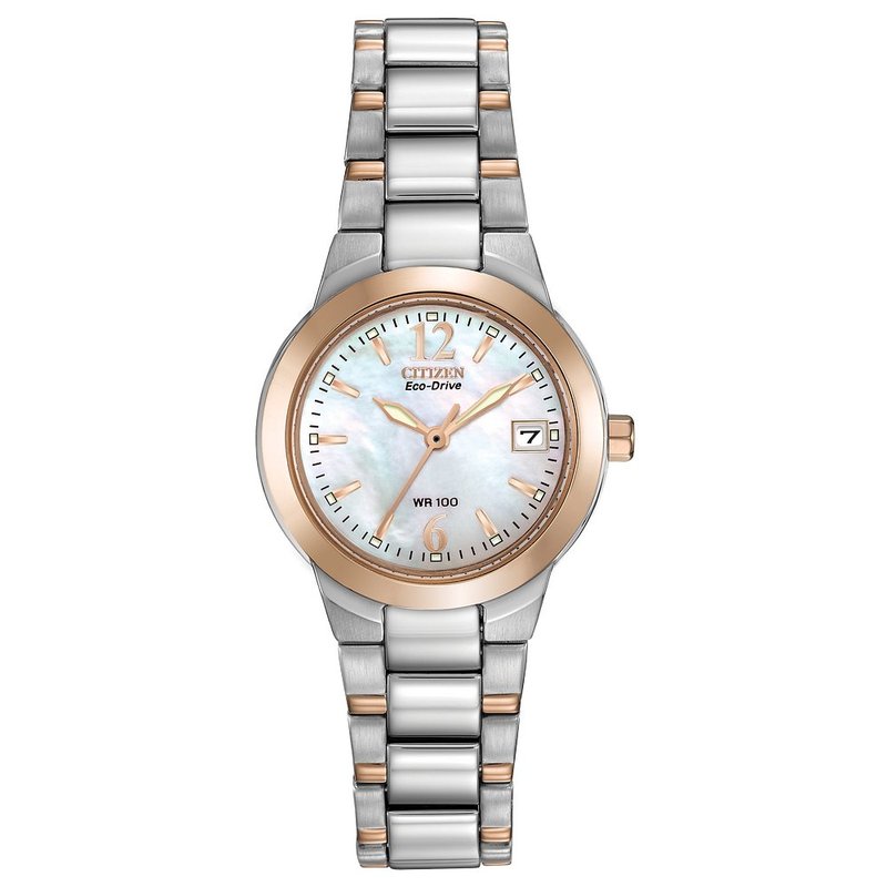 citizen eco drive ladies dress watch Citizen Women's Eco-Drive Gold Rectangular Bracelet Watch EG2693-51P