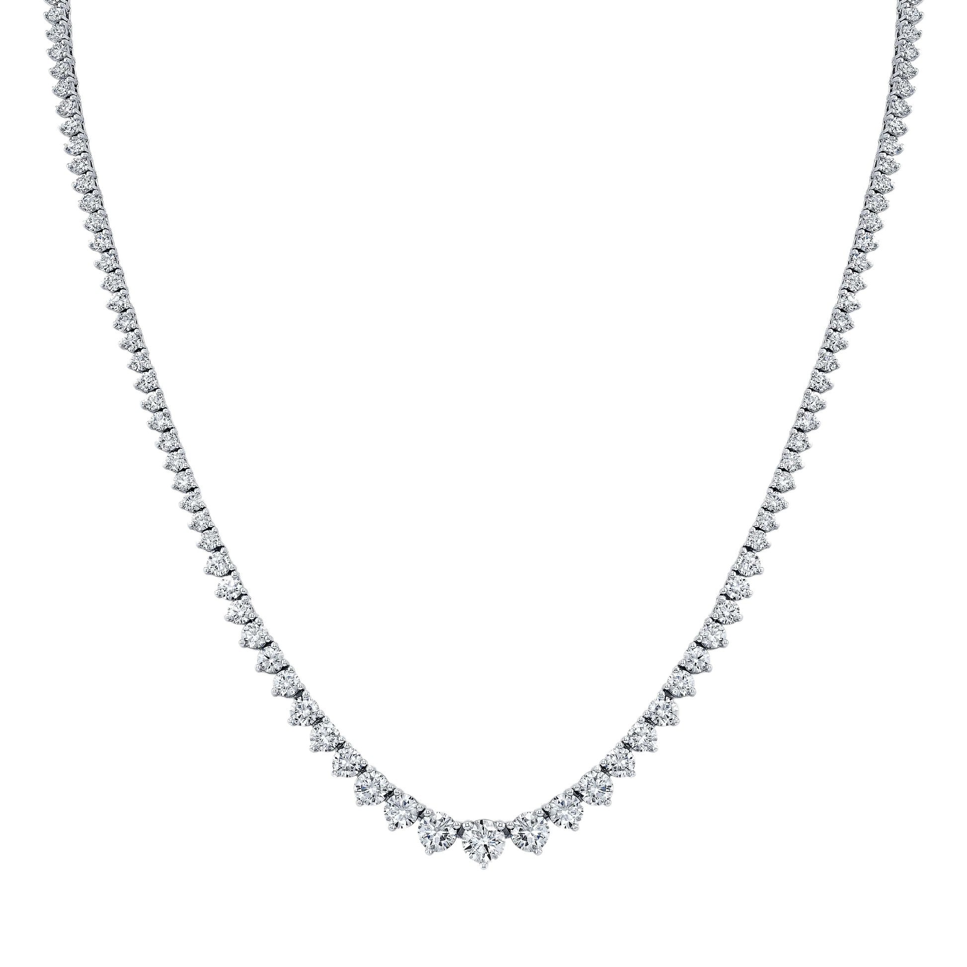 5ctw Lab Grown Diamond Tennis Necklace