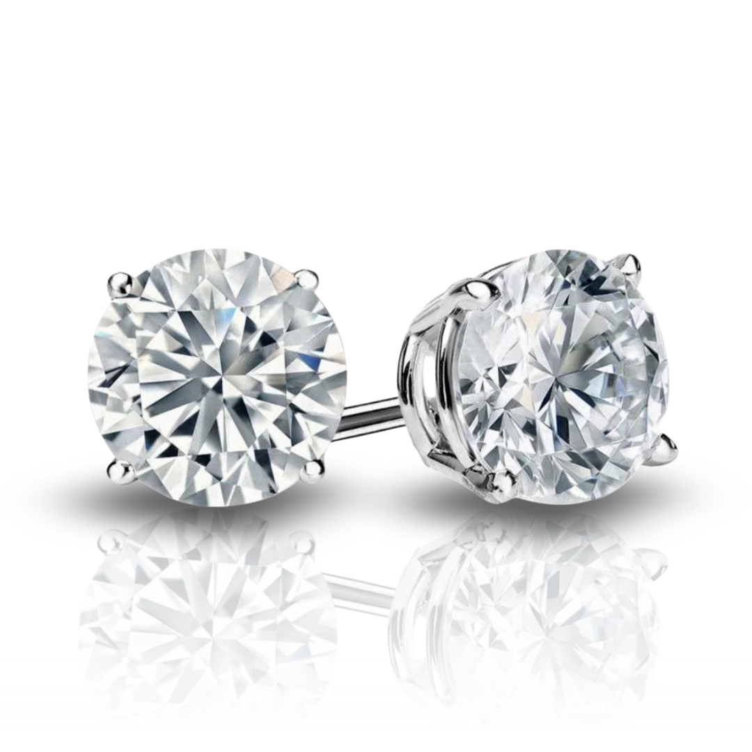 3/4ctw Lab Grown Diamond Stud Earrings